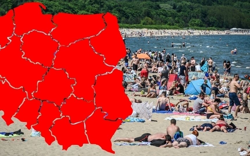 Upały w całej Polsce