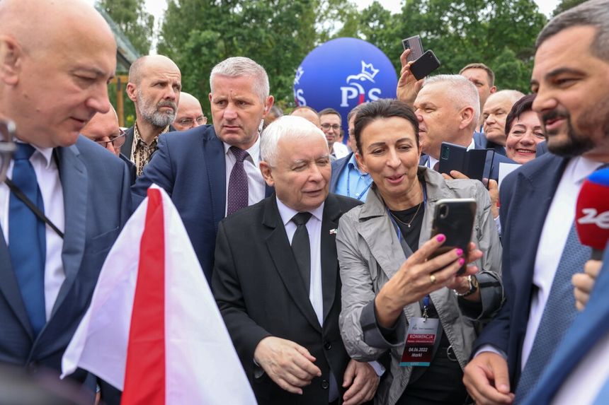 Jarosław Kaczyński i Krzysztof Sobolewski