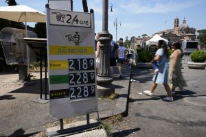 Stacja benzynowa we Włoszech