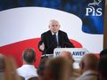 Jarosław Kaczyński na spotkaniu z wyborcami