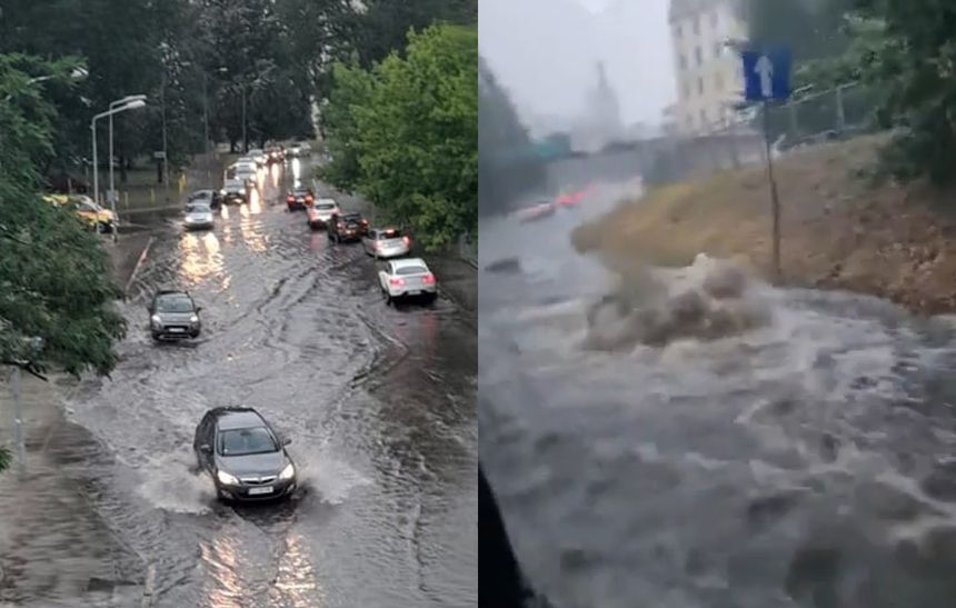 ulewa w Szczecinie