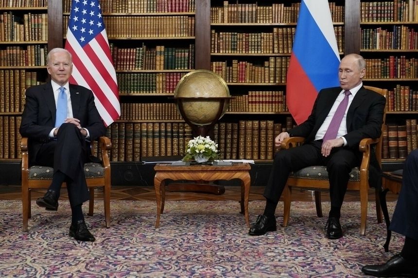 Joe Biden i Władimir Putin