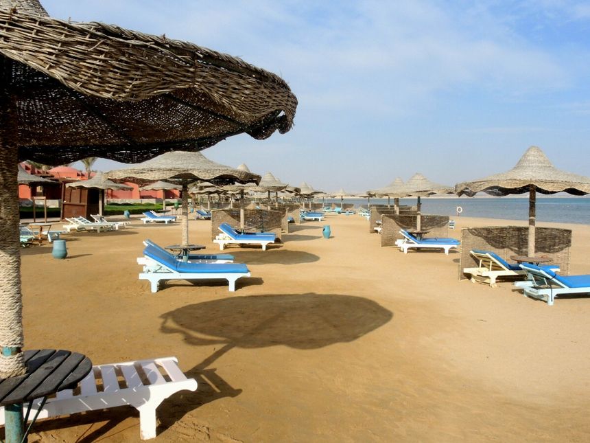 plaża w Egipcie