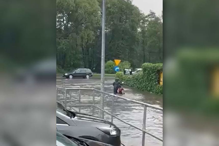 Ulewne deszcze w całej Polsce