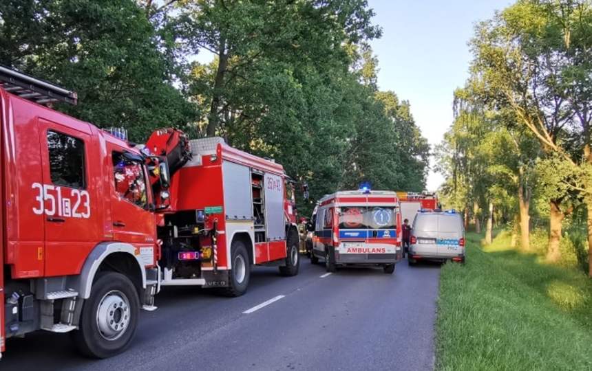 Wypadek w Skierniewicach
