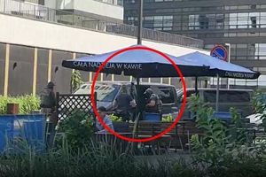 Akcja w centrum Warszawy
