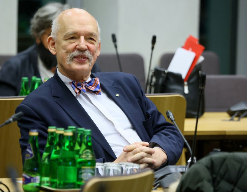 Poseł Konfederacji Janusz Korwin-Mikke