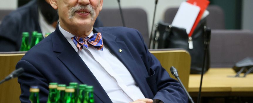Poseł Konfederacji Janusz Korwin-Mikke