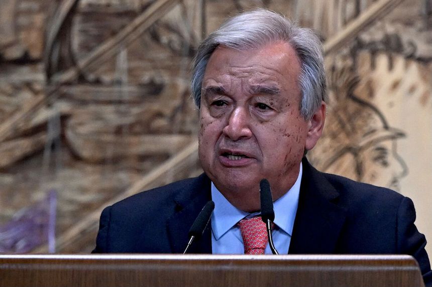 Sekretarz generalny ONZ Antonio Guterres