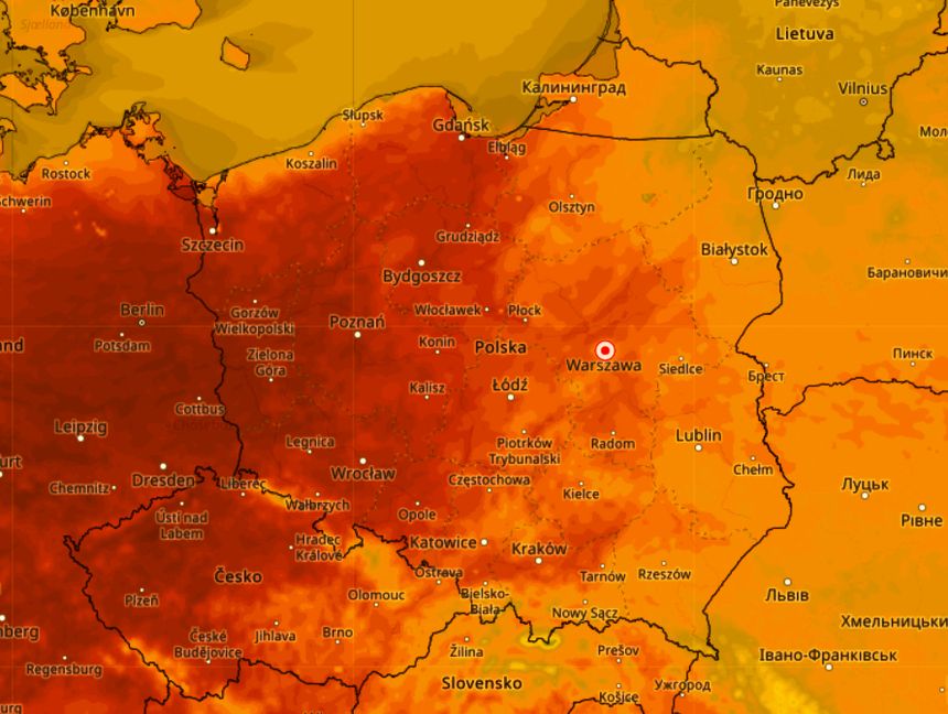 Fala upałów w Polsce