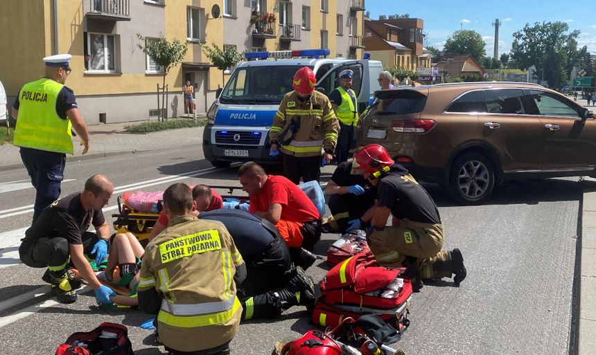 8-latek potrącony na pasach w Sztumie