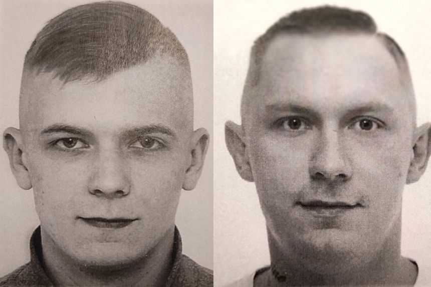 wizerunki podejrzanych o zabójstwo na Nowym Świecie
