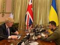 Boris Johnson i Wołodmyr Zełenski