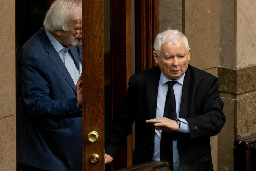 Jarosław Kaczyński i Ryszard Terlecki