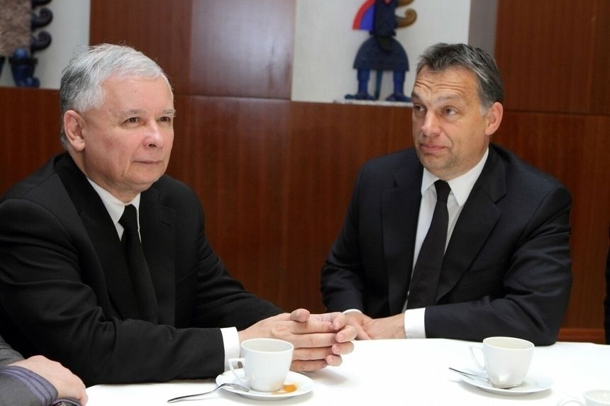 Jarosław Kaczyński i Viktor Orban