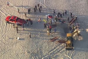 akcja ratunkowa na plaży