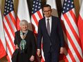 Janet Yellen i Mateusz Morawiecki