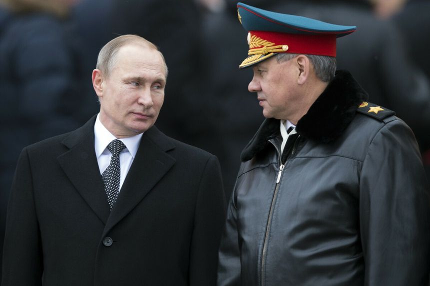 Władimir Putin i Siergiej Szojgu