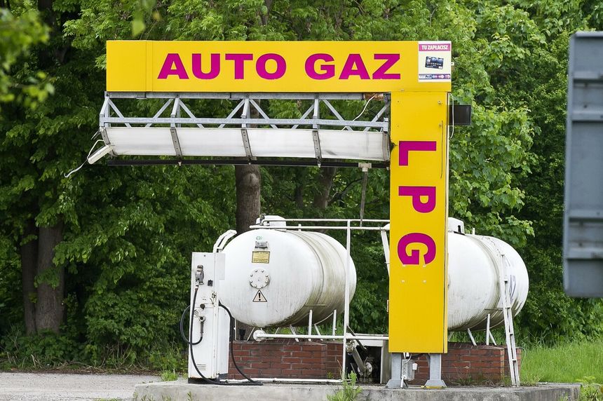stacja tankowania LPG