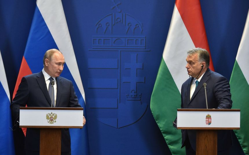 Władimir Putin i Viktor Orban
