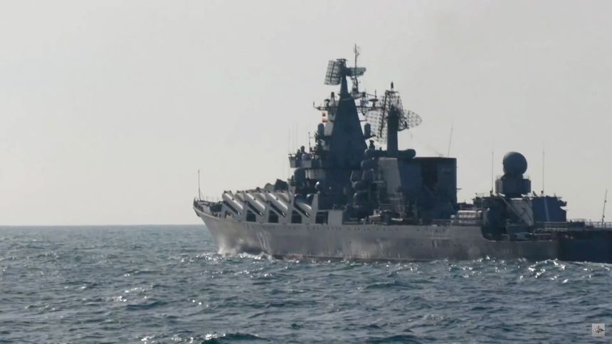 Krążownik Moskwa zatonął 