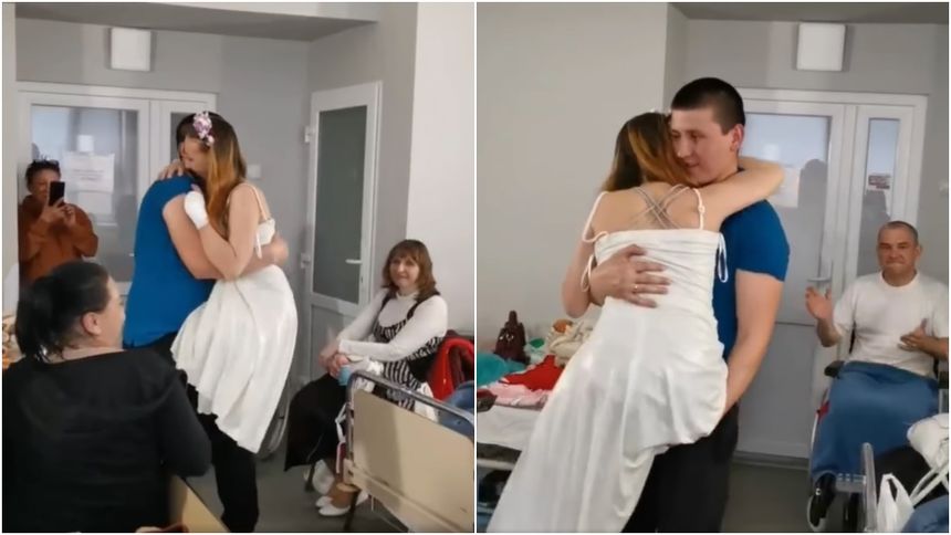 Wesele Oksany i Wiktora we lwowskim szpitalu