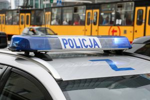 tramwaj, wypadek, policja