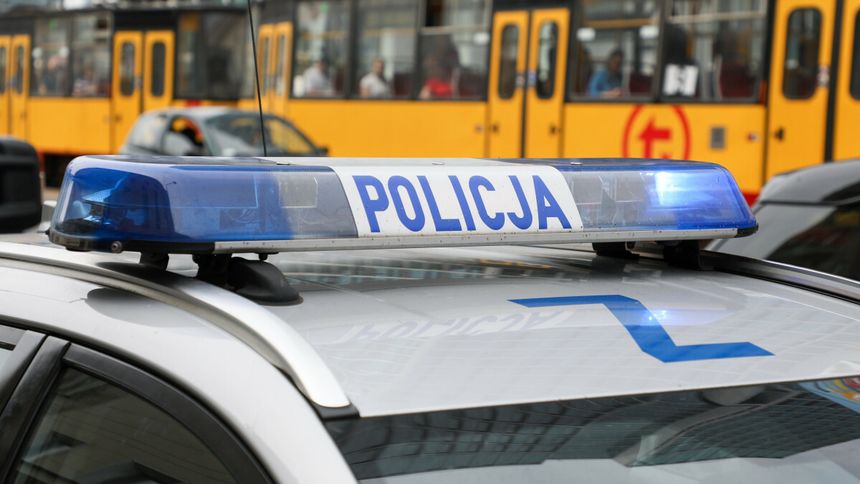 tramwaj, wypadek, policja