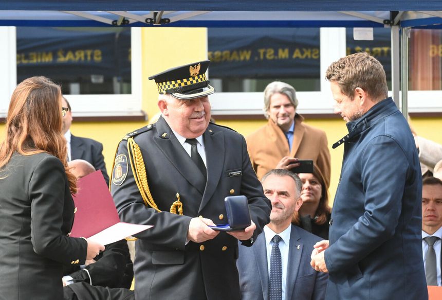 Zbigniew Leszczyński i Rafał Trzaskowski