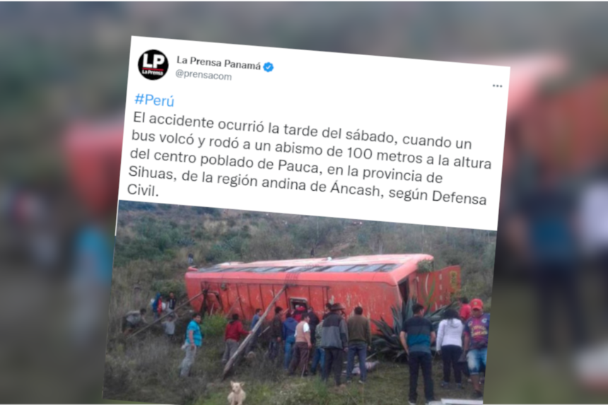 wypadek w Peru