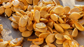 Pestki dyni na stole
