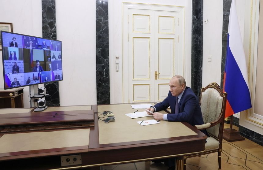 Władimir Putin na Kremlu