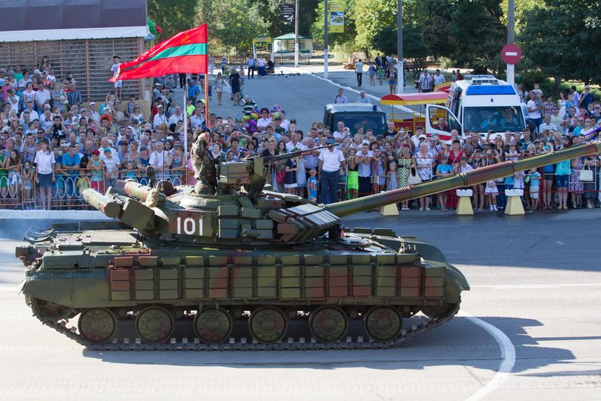 Czołg w Naddniestrzu