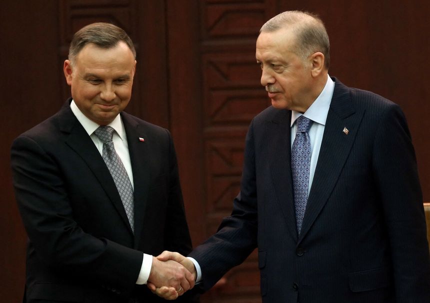 Andrzej Duda i Recep Tayyip Erdogan