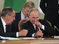 Siergiej Ławrow i Władimir Putin