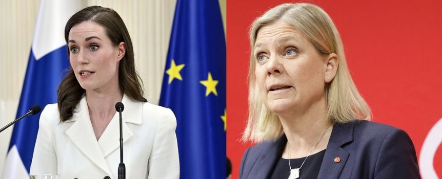 Sanna Marin i Magdalena Andersson