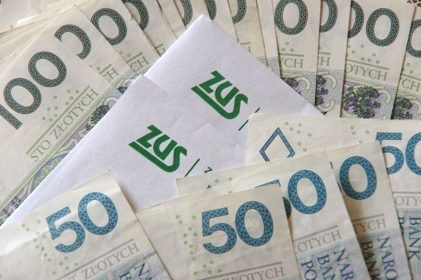 pieniądze i korespondencja ZUS