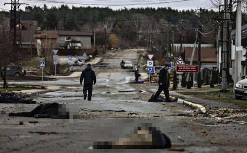 Doradca MSW Ukrainy o zbrodniach Rosji pod Kijowem
