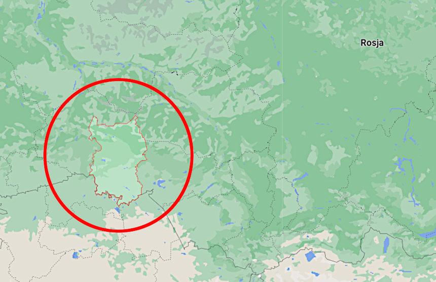 mapa - obwód omski