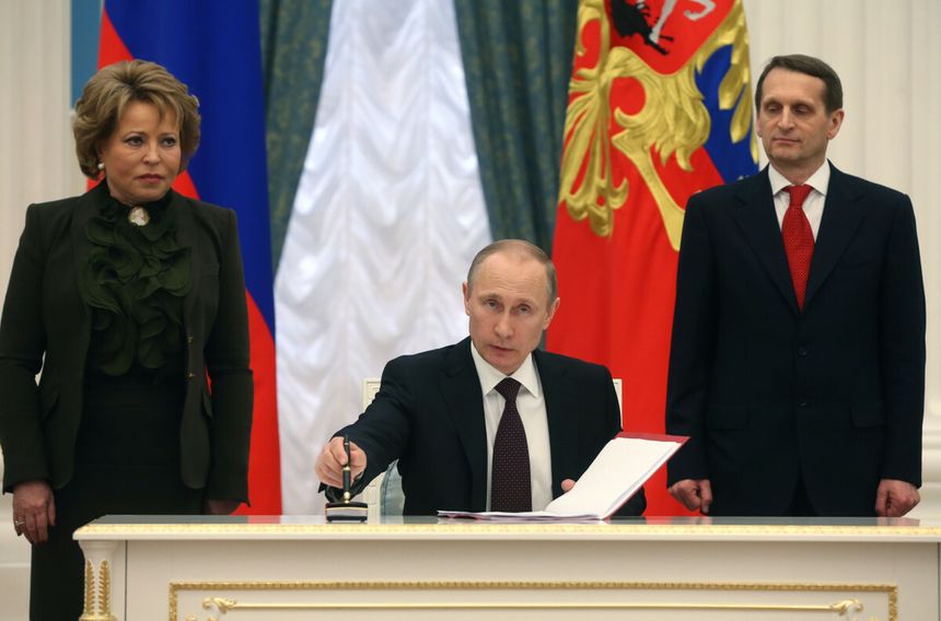 Walentina Matwijenko, Władimir Putin i Siergiej Naryszkin