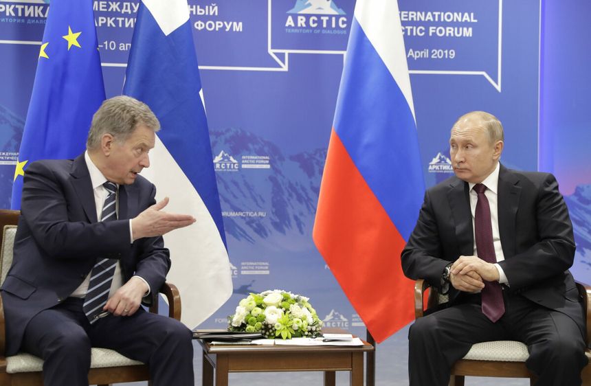 Sauli Niinisto i Władimir Putin