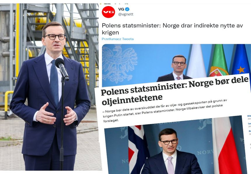 Norwegia reaguje na słowa premiera