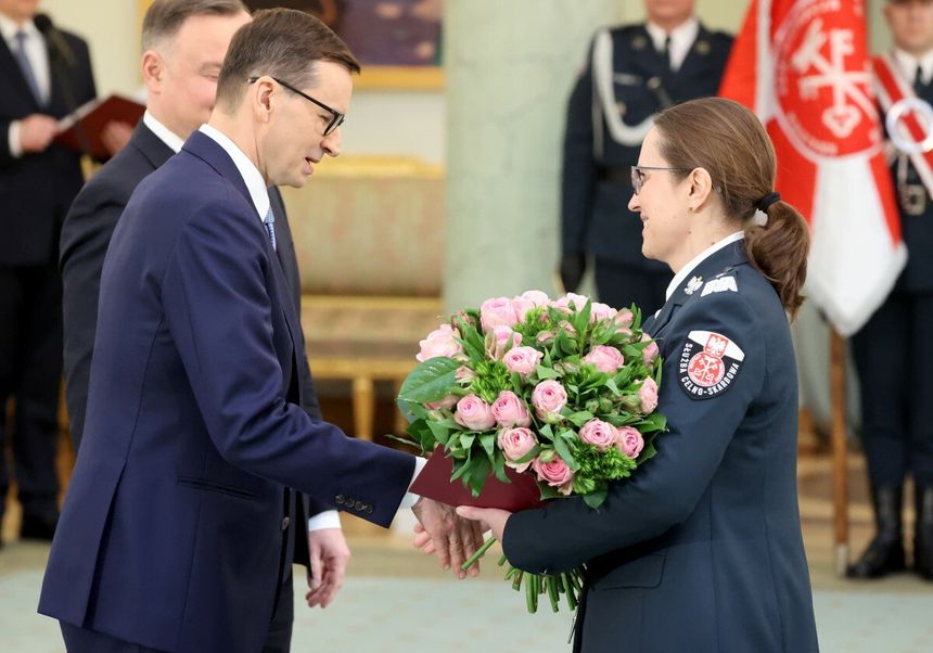 Mateusz Morawiecki i Magdalena Rzeczkowska