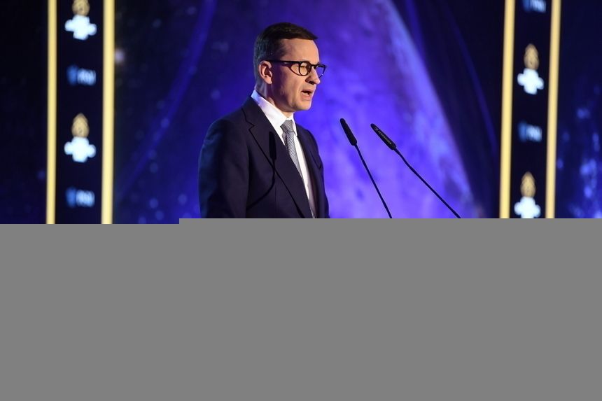 Mateusz Morawiecki na konferencji 