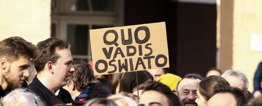 Protest nauczycieli