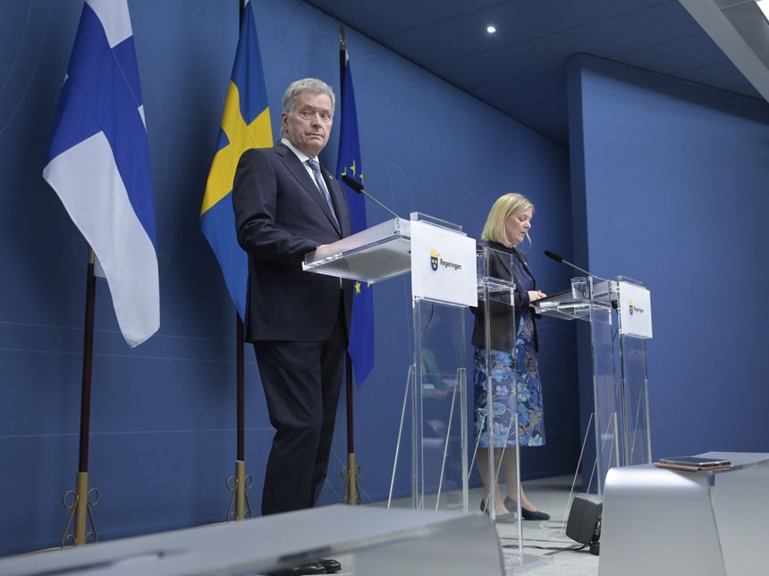 Sauli Niinisto i Magdalena Andersson