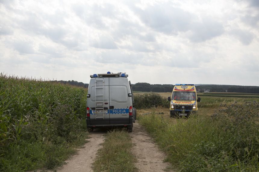 Wypadek na polu