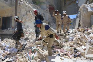 Ratownicy w Syrii