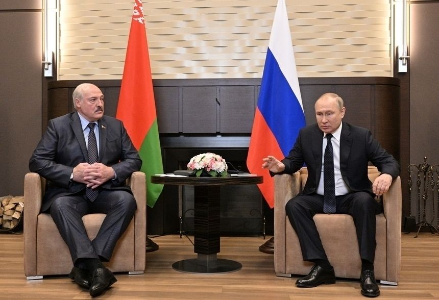 Władimir Putin i Aleksandr Łukaszenka