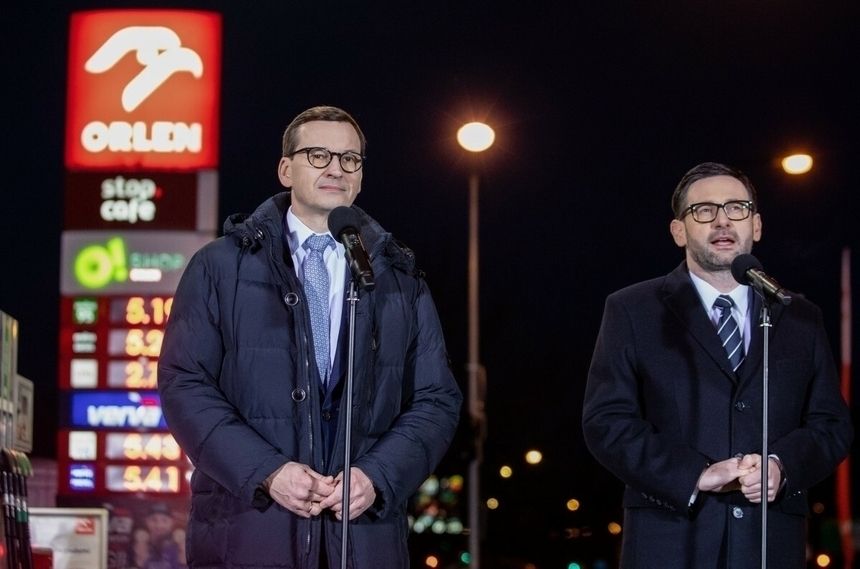 Mateusz Morawiecki i Daniel Obajtek